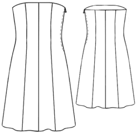 Выкройки больших размеров для полных: Выкройка платья корсаж