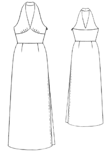 Выкройки больших размеров для полных: Выкройка платья из шёлка