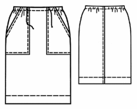 Выкройки больших размеров для полных: Выкройка юбки на резинке