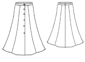 Выкройки больших размеров для полных: Выкройка юбки восьмиклинка