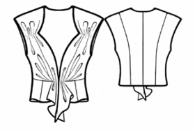 Выкройки больших размеров для полных: Выкройка блузки с вырезом на резинке