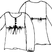 Выкройки больших размеров для полных: выкройка блузки ампир