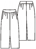 Выкройки больших размеров для полных: Выкройка брюк с защипами и карманами во швах