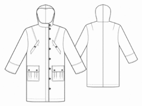 Выкройки больших размеров для полных: Выкройка зимнего пальто