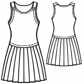 Выкройки больших размеров для полных: Выкройка платья с плиссированной юбкой