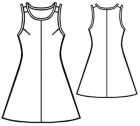 Выкройки больших размеров для полных: Выкройка простого платья
