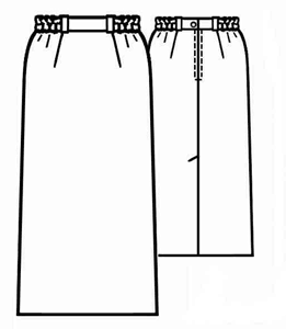 Выкройки больших размеров для полных: Выкройка юбки со шлице и поясом на резинке