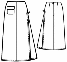 Выкройки больших размеров для полных: Выкройка длинной юбки с разрезом на молнии