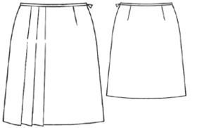 Выкройки больших размеров для полных: Выкройка юбки с глубокими складками
