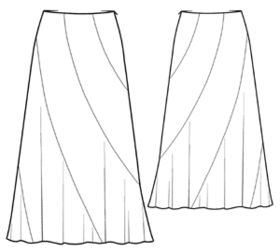 Выкройки больших размеров для полных: Выкройка простой юбки