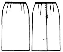 Выкройки больших размеров для полных: Выкройка юбки с окантовкой
