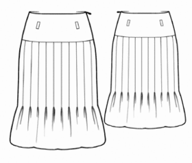 Выкройки больших размеров для полных: Выкройка юбки тюльпан