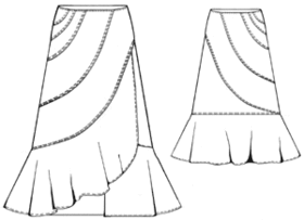 Выкройки больших размеров для полных: Выкройка пышной юбки