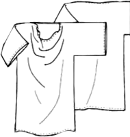 Выкройка шёлковой блузки простого покроя