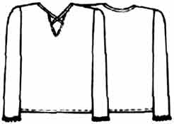 Выкройка блузки из трикотажа
