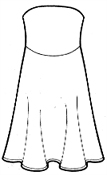 Выкройка простого платья