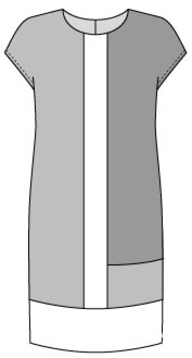 Выкройка прямого платья базовая основа для конструирования и моделирования